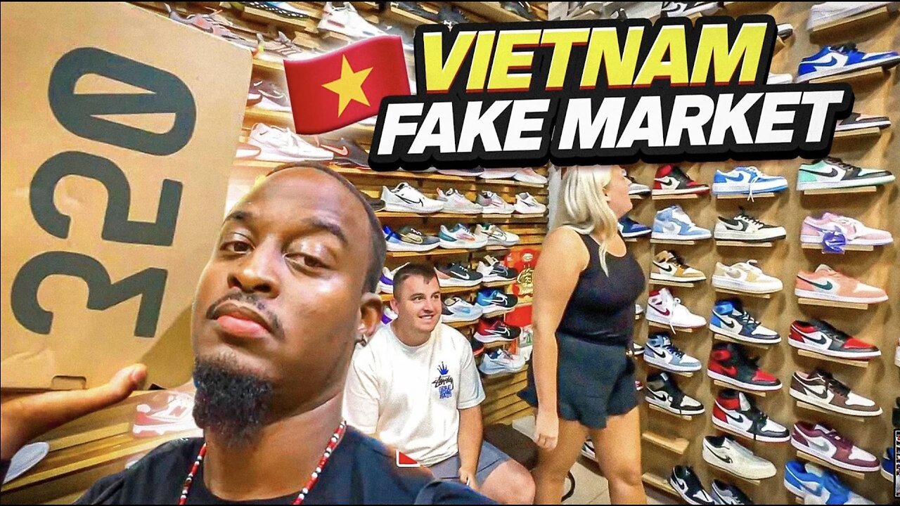 Vietnam 🇻🇳 Fake Market Spree /Replica Yeezy Secret Backroom Store BEN THANH MARKET Ho Chi Minh City