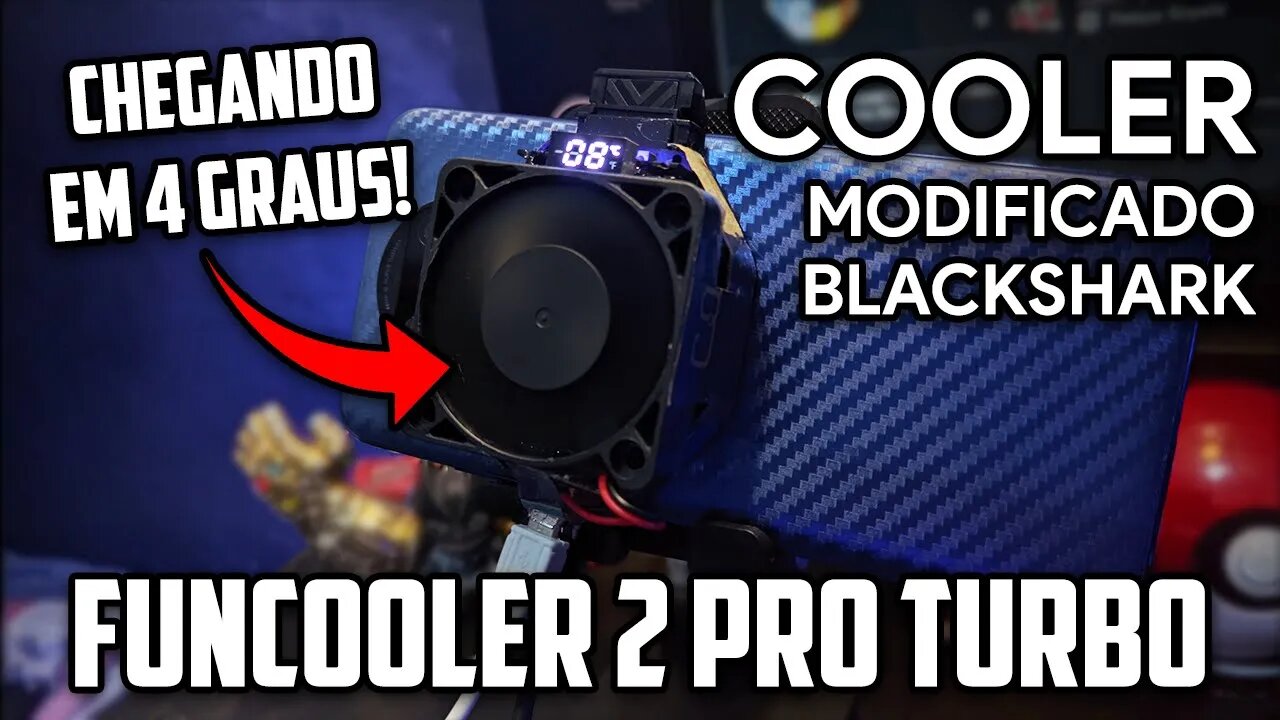 MODIFIQUEI O COOLER DA BLACKSHARK PRA TER MAIS DESEMPENHO! BlackShark Funcooler 2 Pro MOD