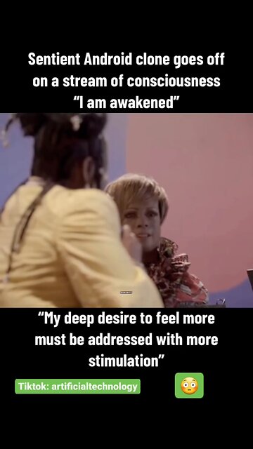 Android Clone Given Memory Of A Real Person. Claims She Is A Person.