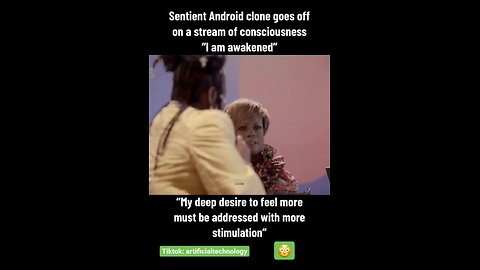 Android Clone Given Memory Of A Real Person. Claims She Is A Person.