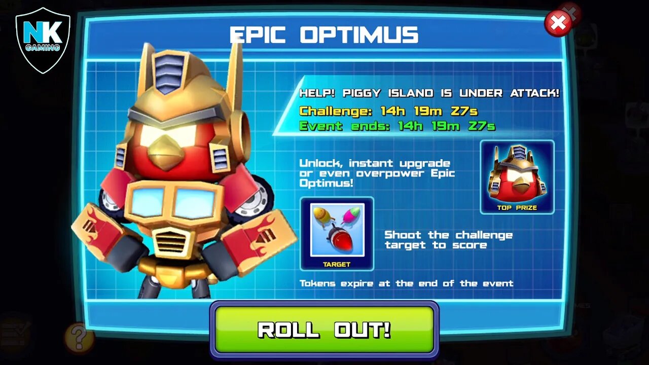 Angry Birds Transformers - Epic Optimus - Day 6 - Featuring Ramjet