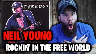 I DON'T CARE WHAT THEY SAY!! NEIL YOUNG - Rockin' in the Free World (REACTION)