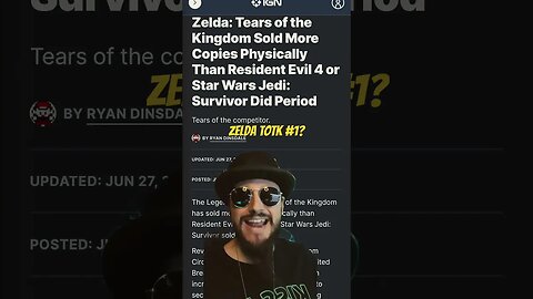 Is Zelda: Tears Of The Kingdom The #1 selling Game Of the Year? Physical Copies Beat RE4 & Star Wars