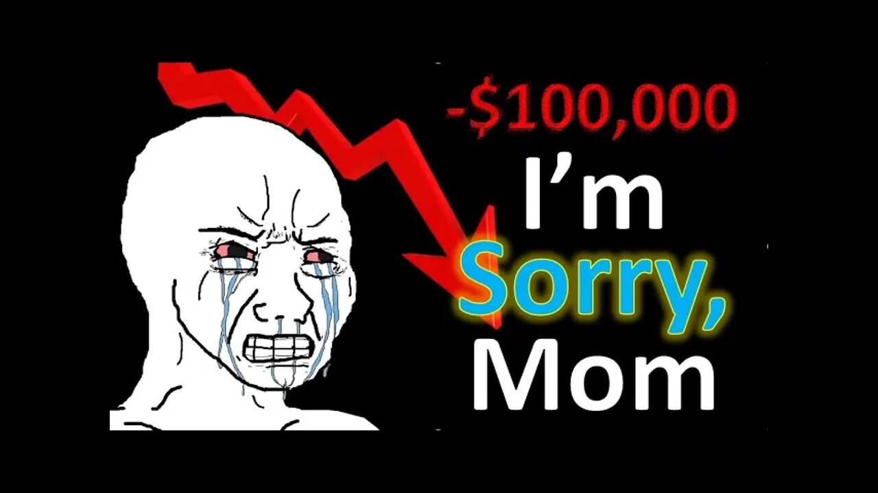 WallStreetBets guy GAMBLES his mom's life savings and gets REKT - Guh!