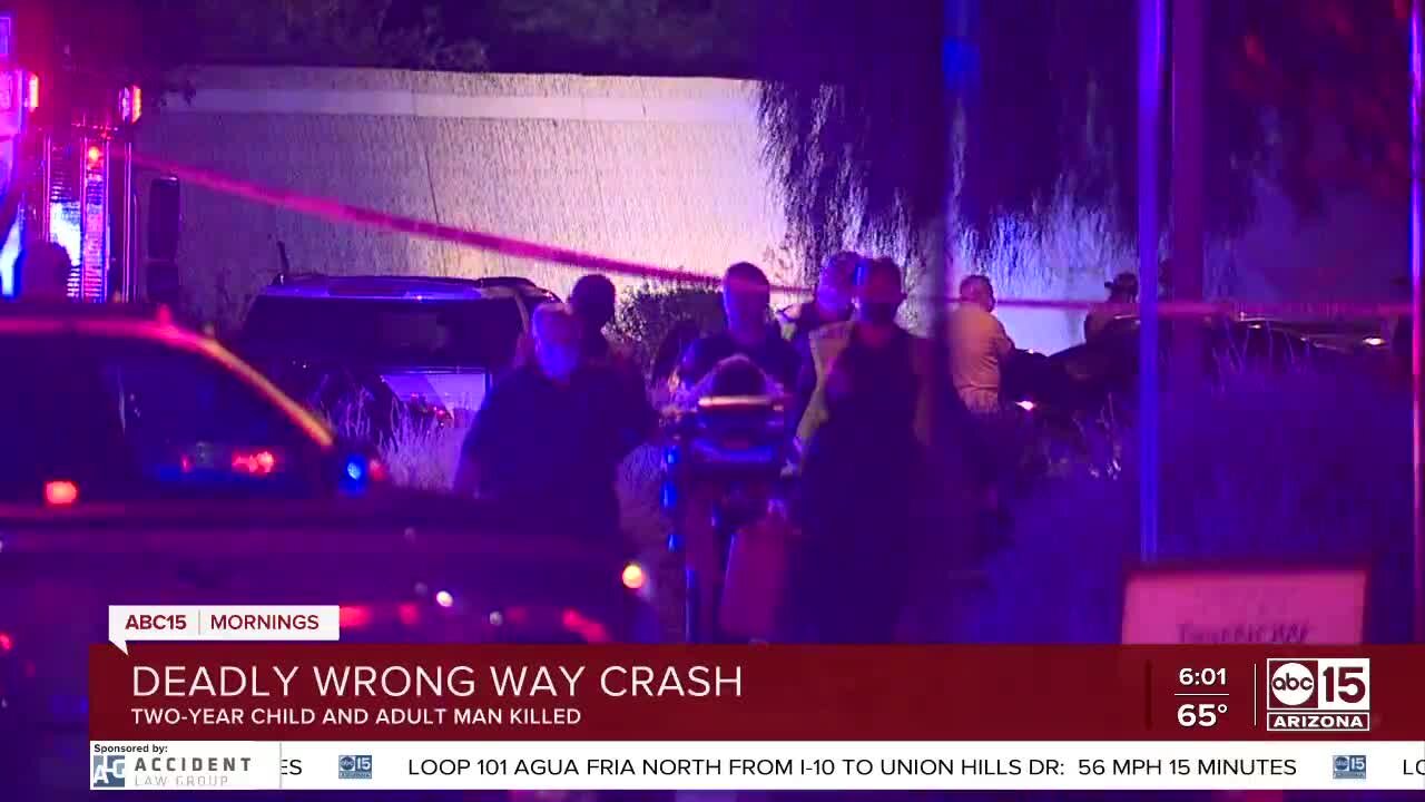 Two killed in wrong-way crash in Tempe