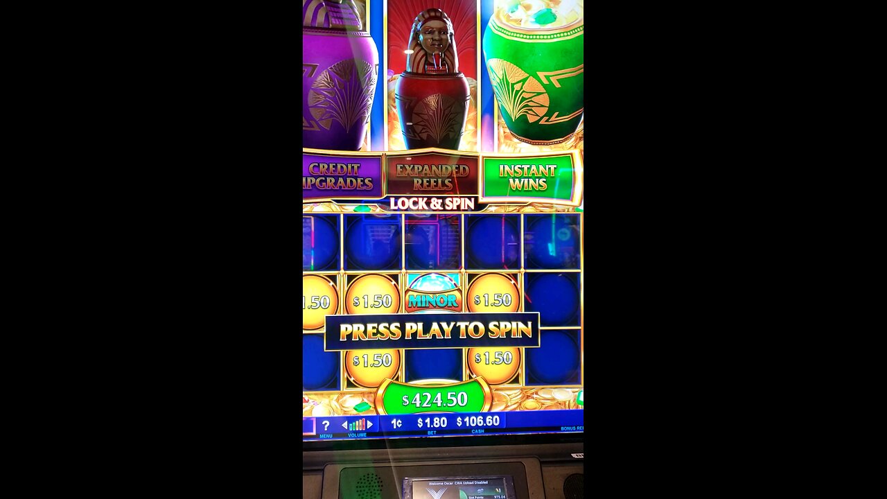 Lotus link slot machine, instant win feature.