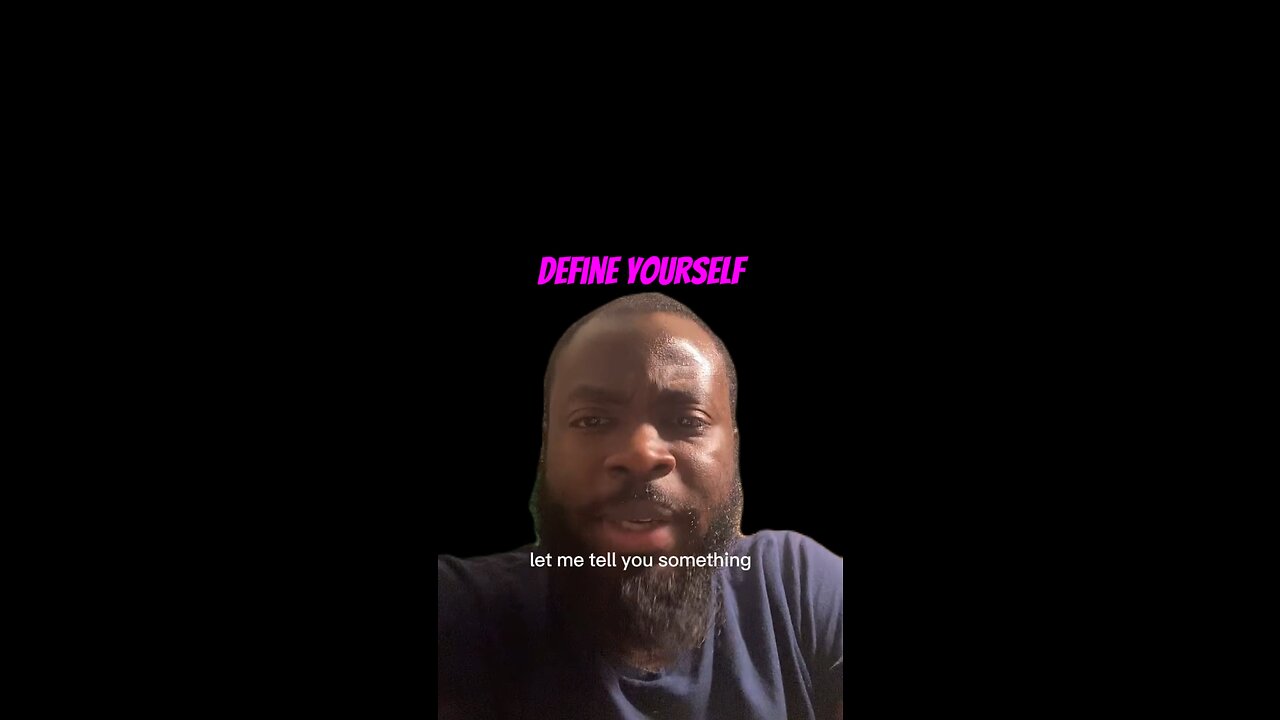 Define Yourself #dayodman #definition #you #eeyayyahh #motivation