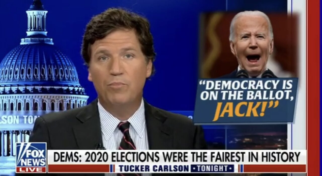 Tucker: 24 Hours Before Midterm Elections, Politico Lets People Know Elections Are Fake