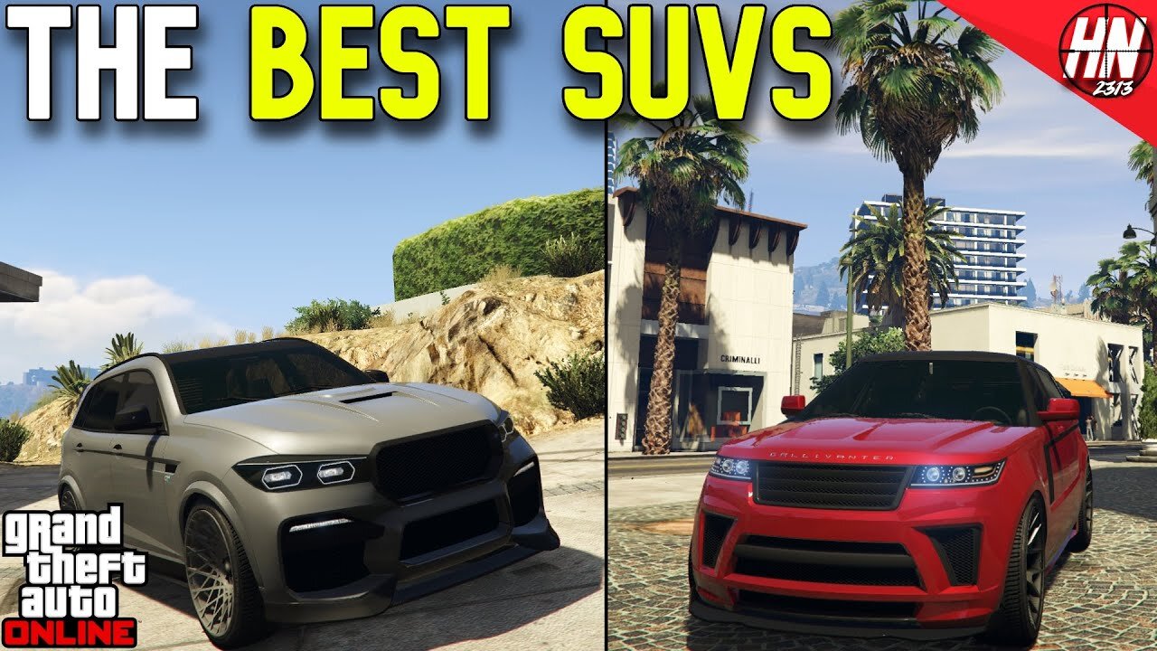 Best SUV in GTA V!!!! driving around.....