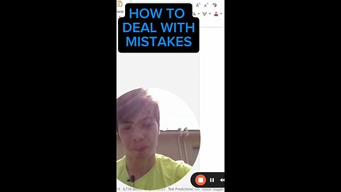 HOW TO DEAL WITH MISTAKES