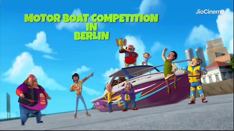Motu Patlu motor boat competition