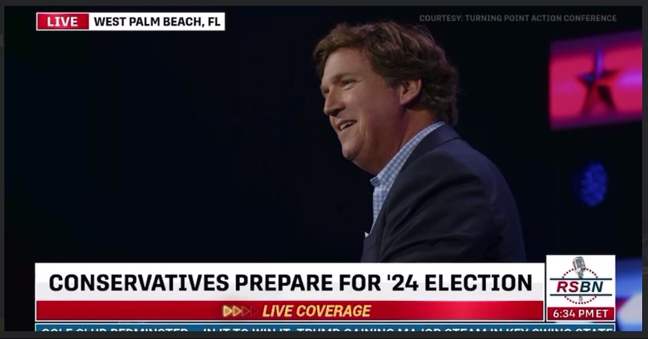 Tucker Carlson on Jan 6th Censorship | at Turning Point July 15