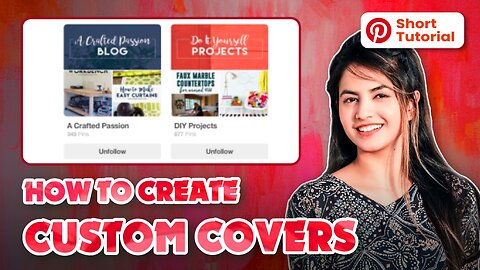 📌🎨 ** How to create custom covers for Pinterest! ** 🚀🖼️