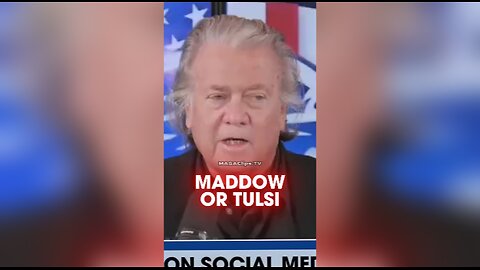 Steve Bannon: If Democrats Were More Like Tulsi Gabbard Instead of Rachel Maddow, They Could Have Won