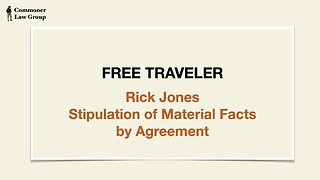 Free Traveler Monthly #CONFAB - Rick Jones "Stipulation of Material Facts"