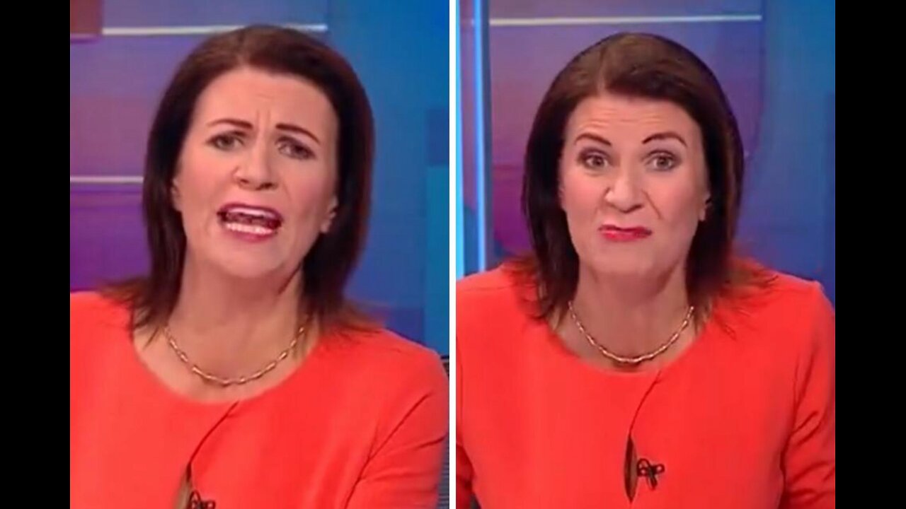 Angry TV host Julia Hartley