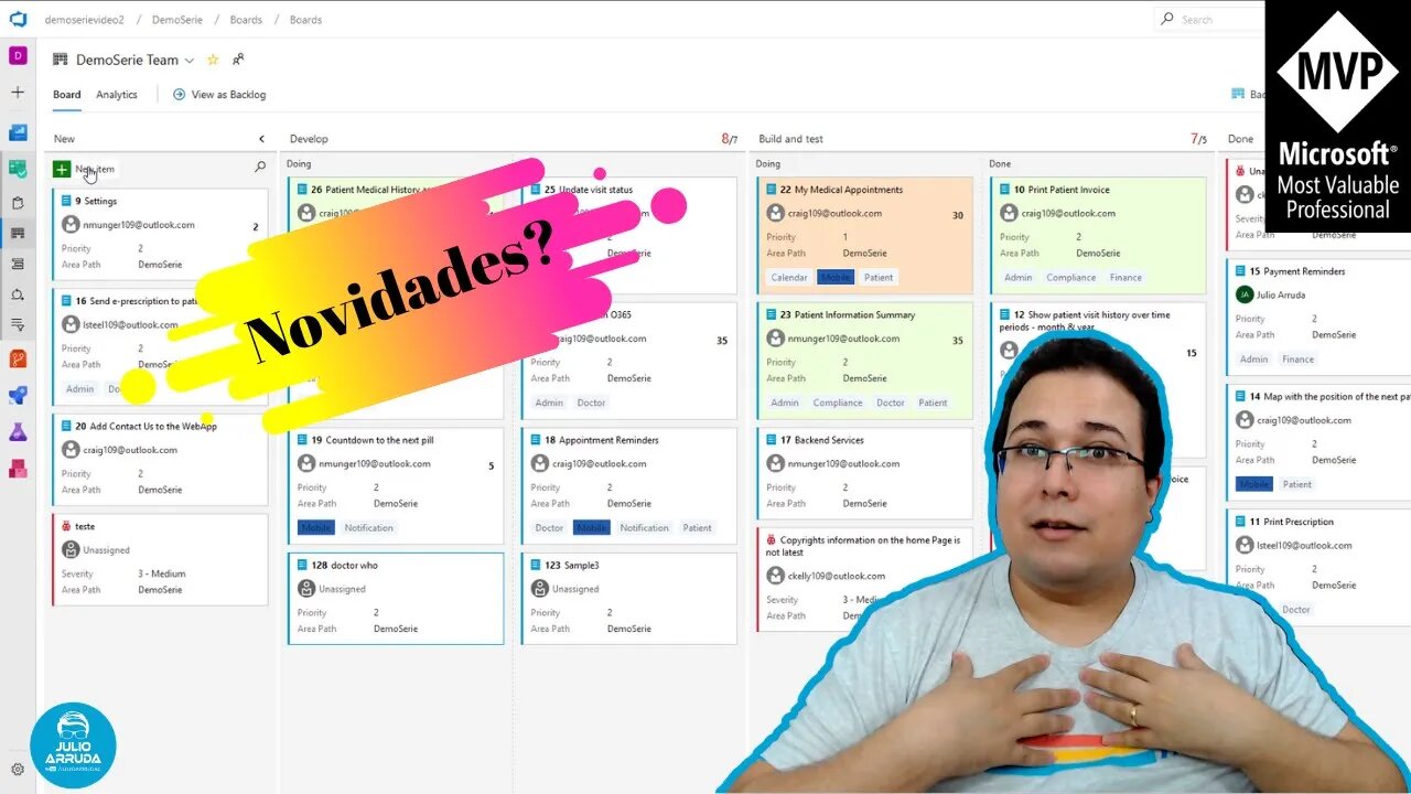 Novidades no Azure Boards| Azure Boards