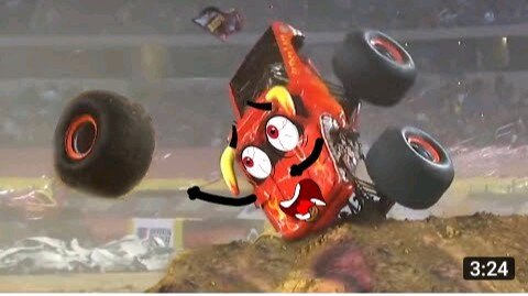 Crazy Monster Truck Freestyle Moment