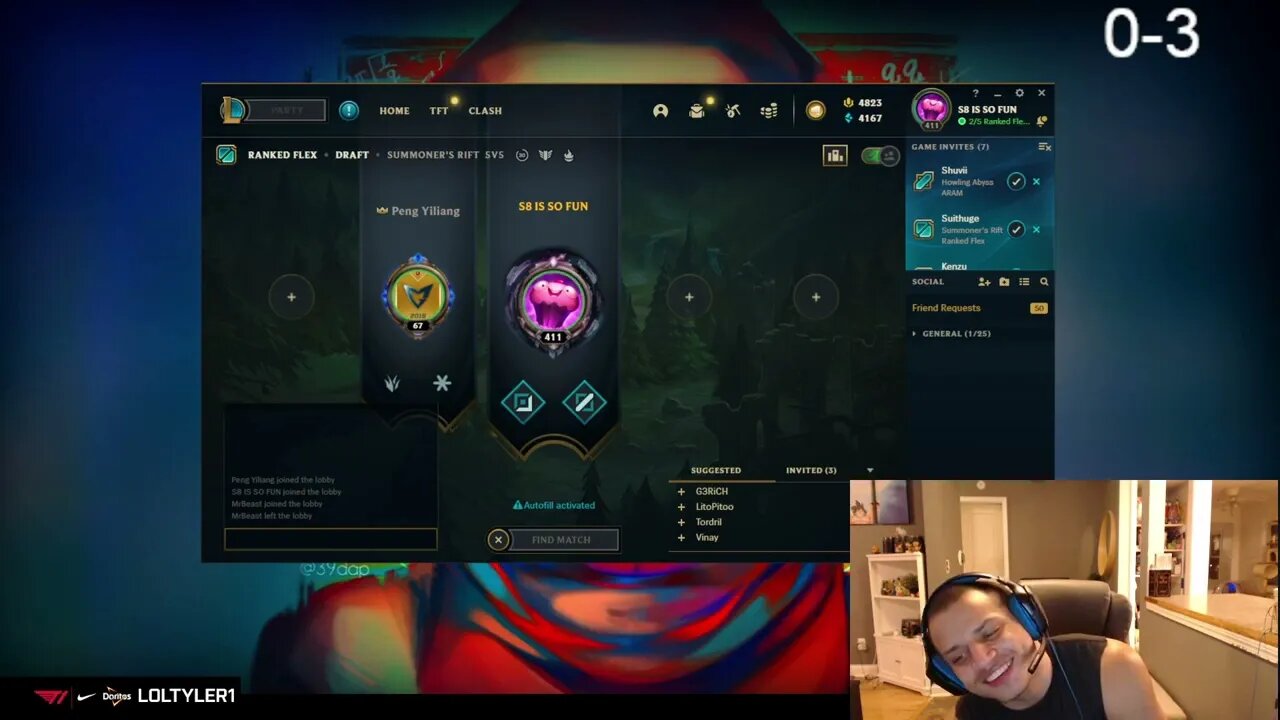 Doublelift and Tyler1 get a bit sussy
