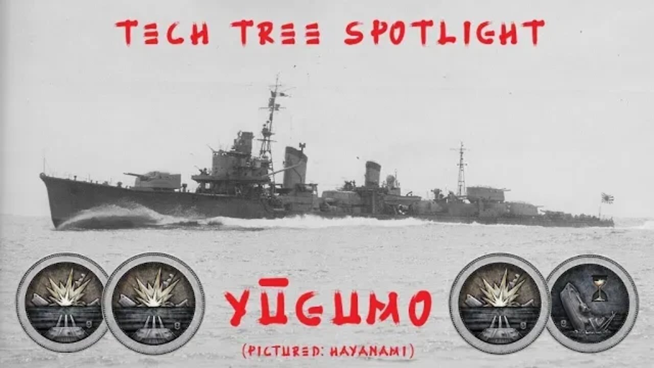 World of Warships Legends Tech Tree Spotlight: Yugumo