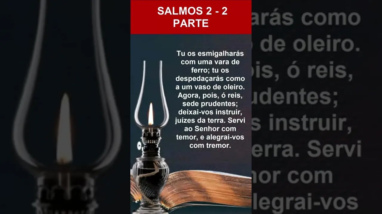 Salmos 2 - 2 Parte #MensagensdeReflexãodeDeus
