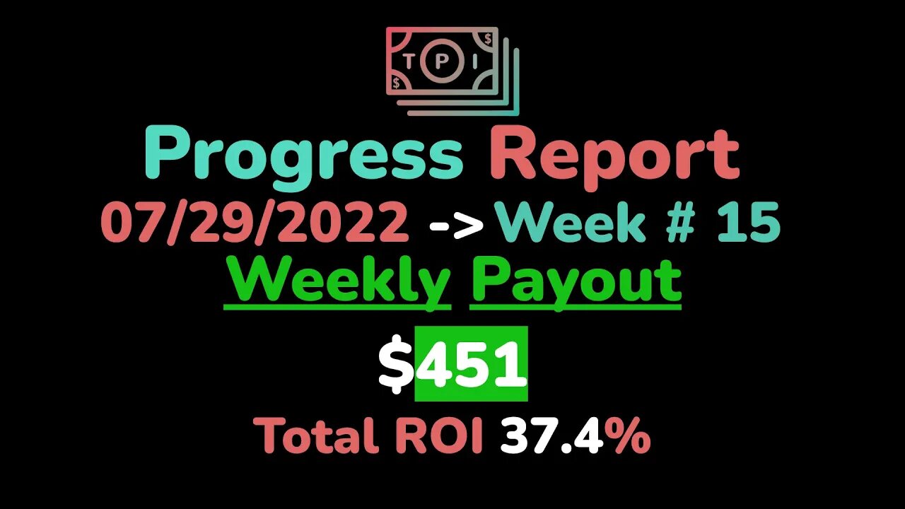 Week#15 Progress Report 7/29/22: TPI Spotlight Series: NovaTechFX.com