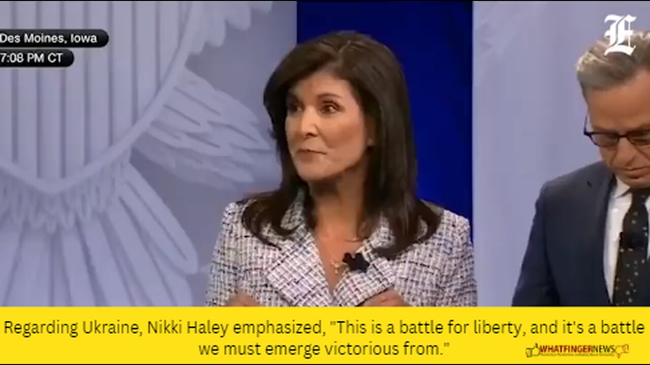 "This is a battle for liberty, and it's a battle we must emerge victorious from."