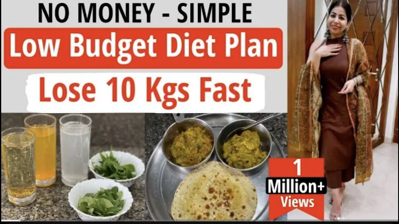 Low Budget Diet Plan To Lose Weight Fast In Hindi Simple Easy Diet Plan - Lose 10 Kgs|Fat to Fab