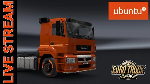 ETS2 Trucking On Ubuntu Linux DX11 LIVE #12 (Euro Truck Simulator 2)