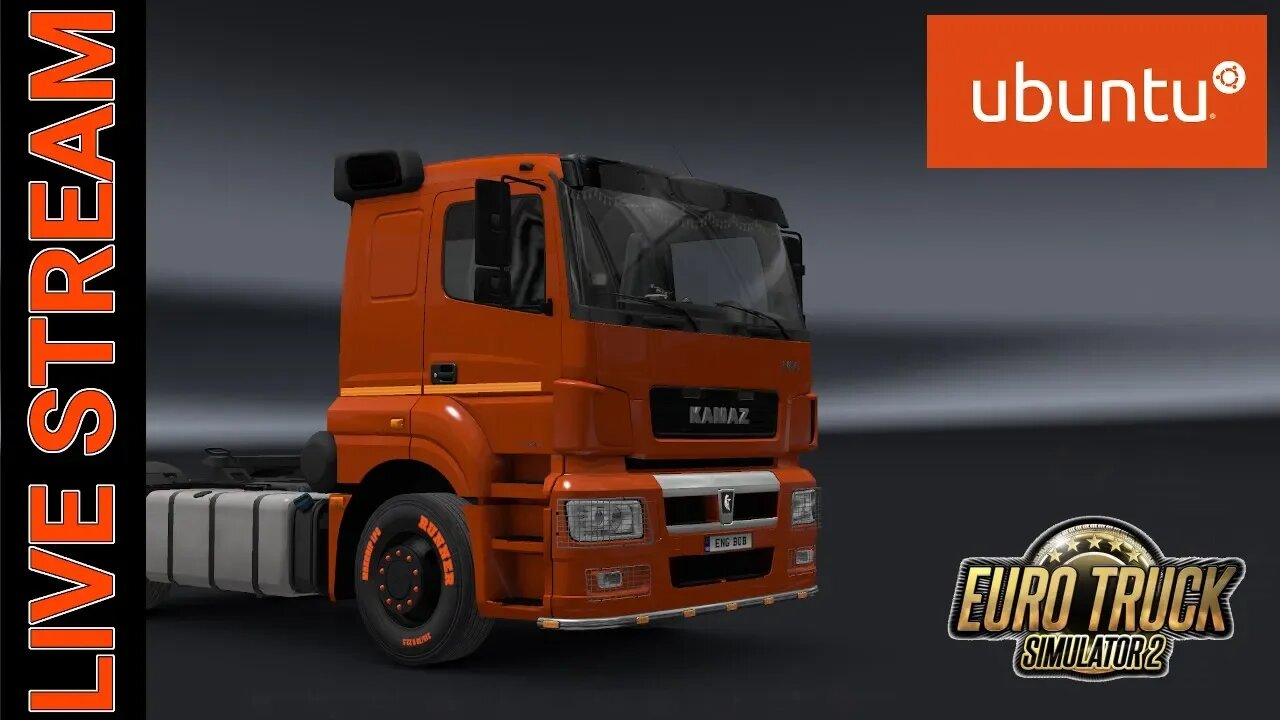 ETS2 Trucking On Ubuntu Linux DX11 LIVE #12 (Euro Truck Simulator 2)