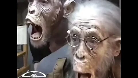Testing the makeup for a never-produced Planet of the Apes remake at Stan Winston Studio.