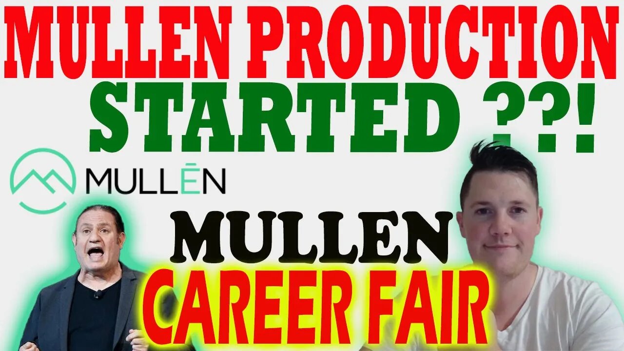 Mullen production Started ?! │ Mullen down 10% PREMARKET... ⚠️ Mullen Investors Must Watch