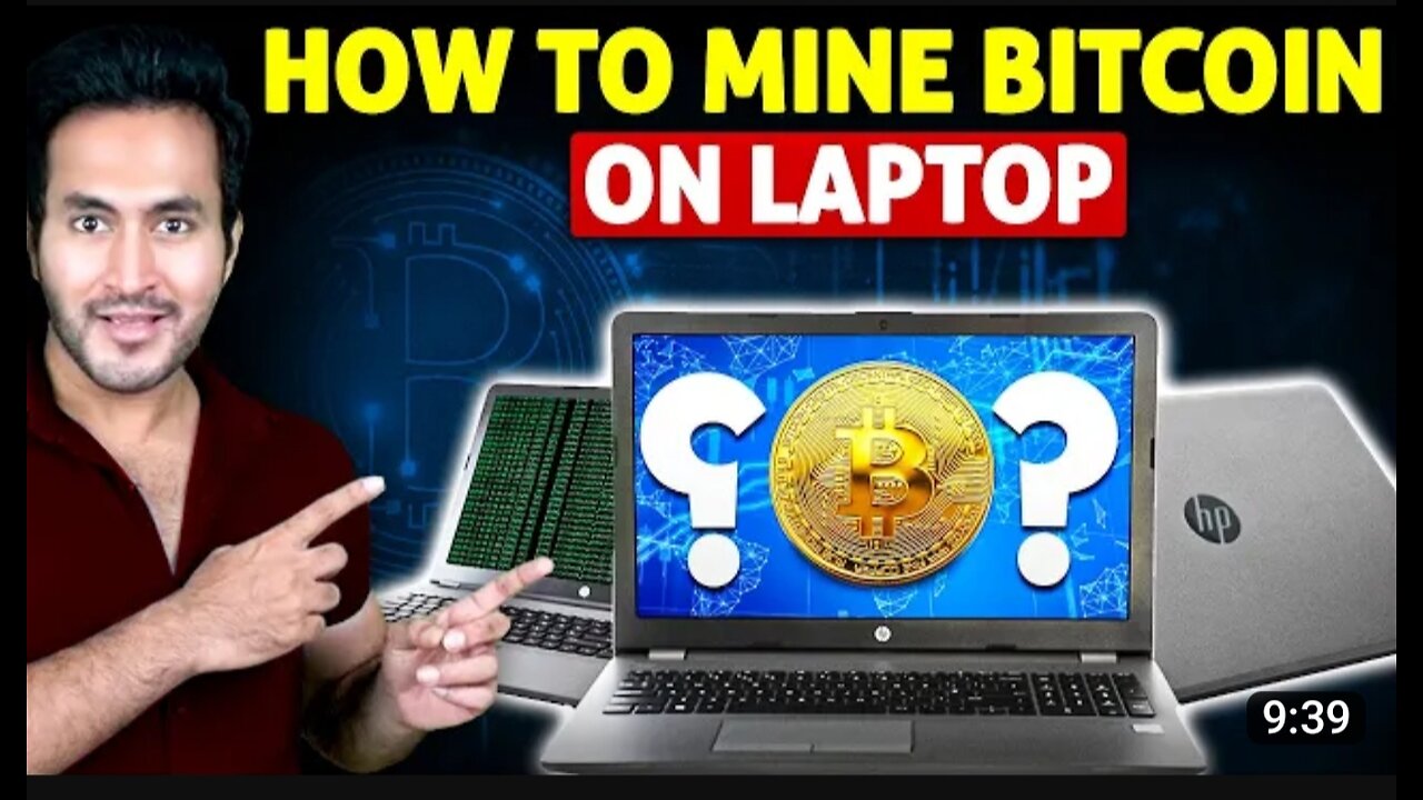 💸How To Mine BITCOINS Using a LAPTOP | Earn Money Mining Cryptocurrencies