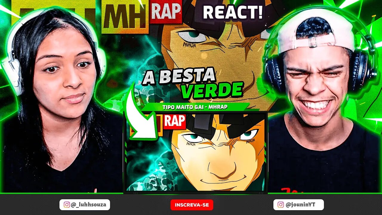 Tipo Maito Gai 🍀 (Naruto) | Style Trap | Prod. Sidney Scaccio | MHRAP | [React RapNerd] 🔥