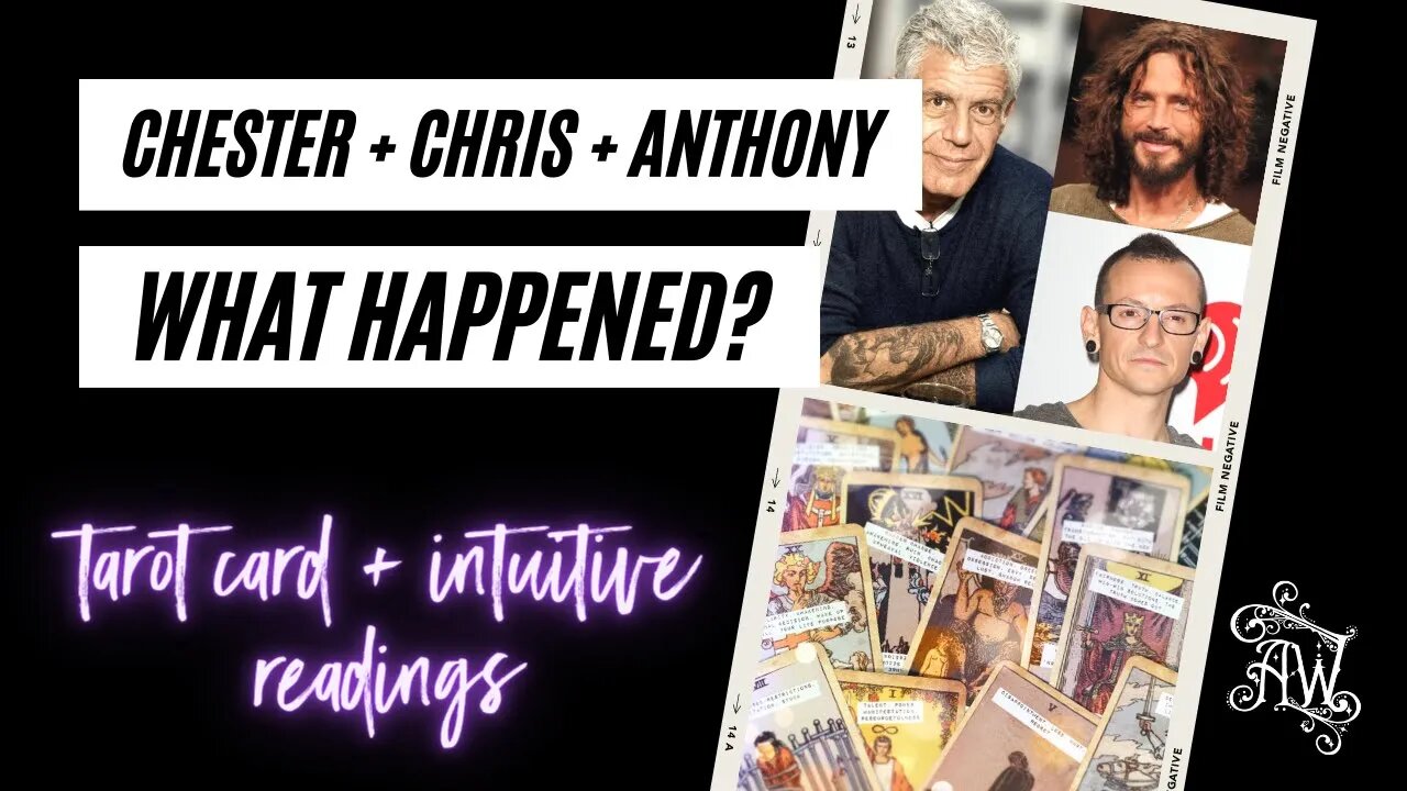 Chester Bennington, Chris Cornell and Anthony Bourdain - What Happened?