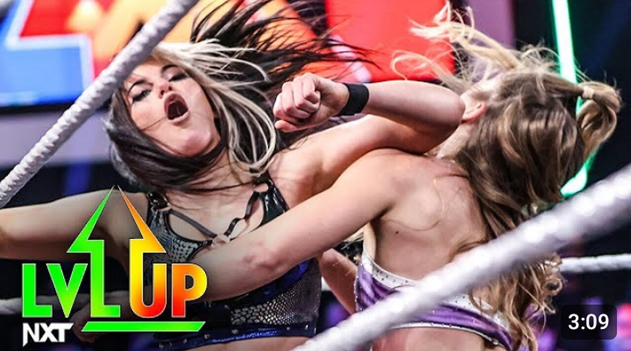 WWE Carlee Bright vs Blair Davenport Next Level Up Highlights #WWE