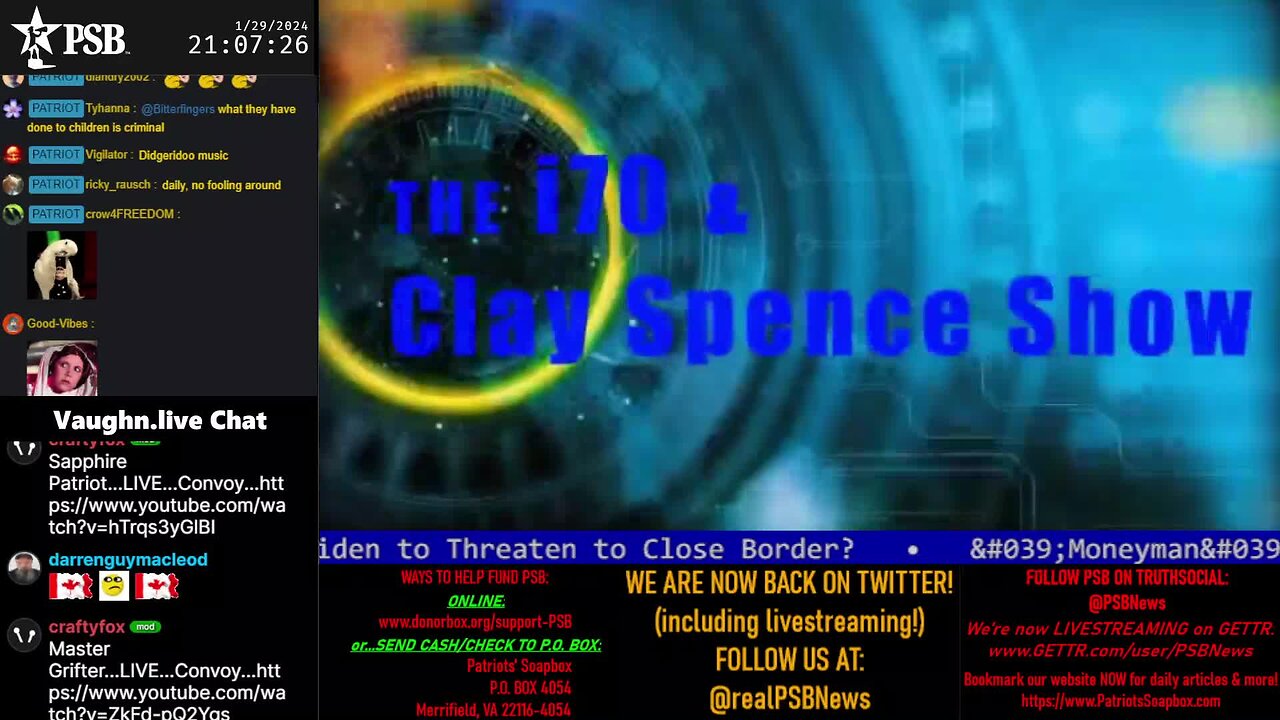 2024-01-29 21:00 EST - The i70 and Coach Clay Show: