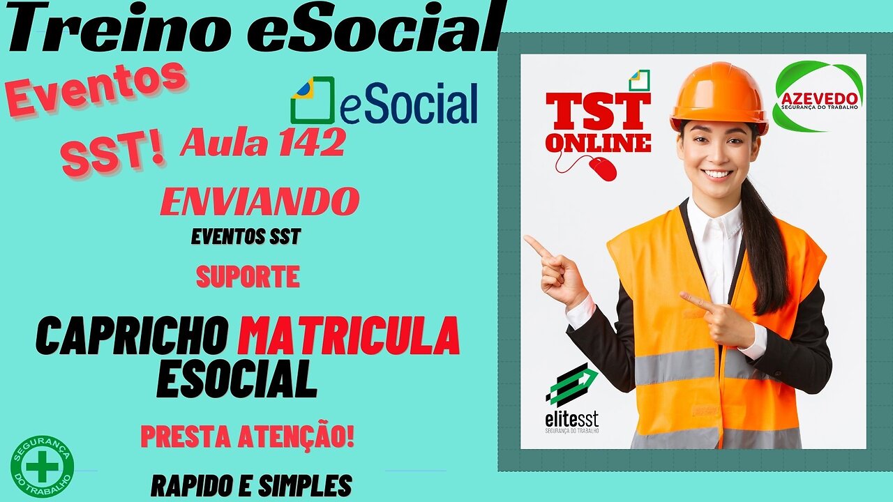 Aula 142 Suporte eSocial Matricula Funcionário Capricho l TSTONLINE Sistemas