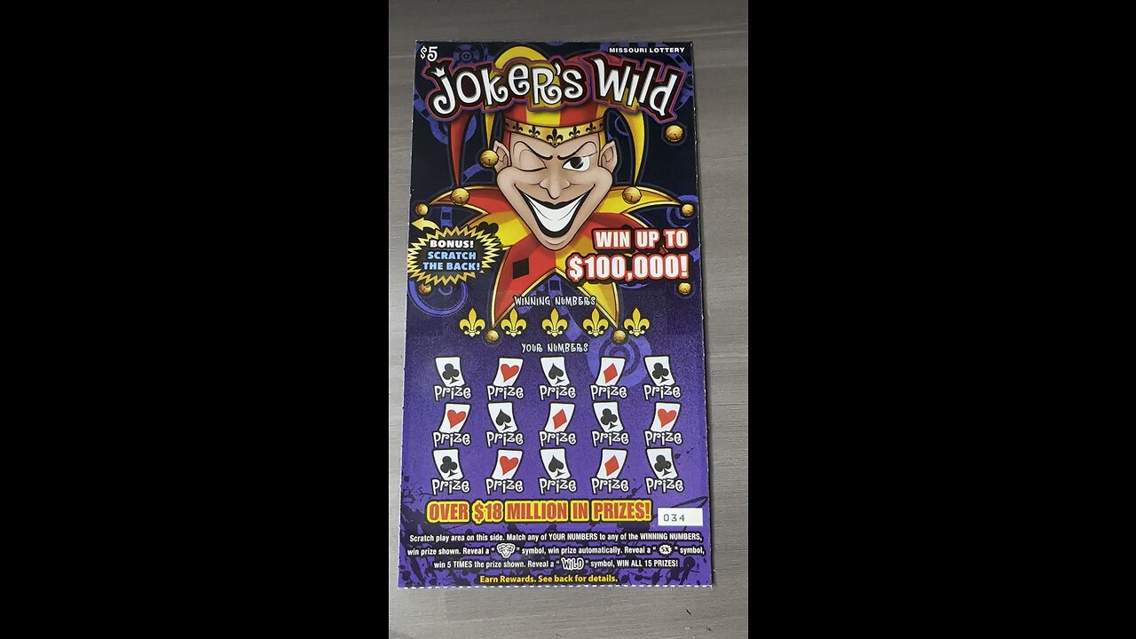 Jokers wild ticket