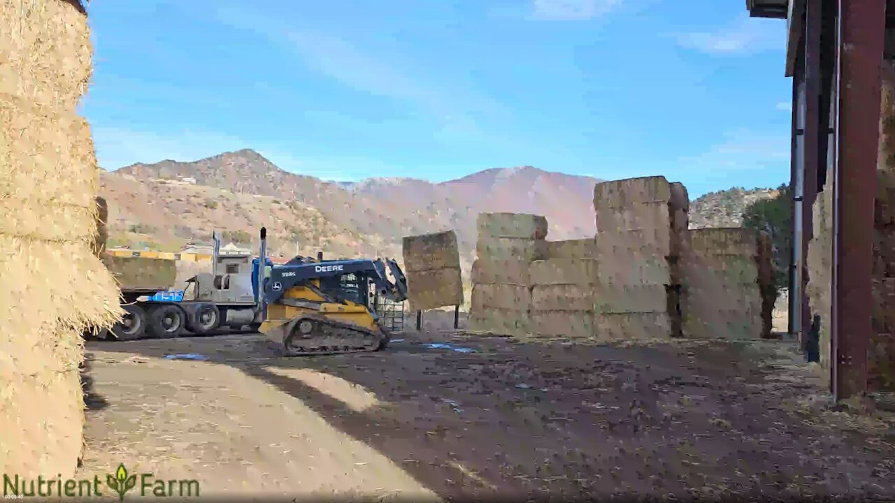 Nutrient Farm Scenery #38 - Organic Hay Unloading