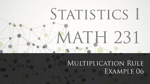 Multiplication Rule: Example 06