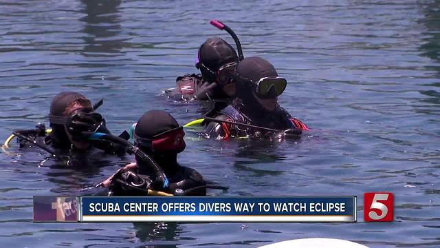 Divers Offered Special Way To Watch Eclipse