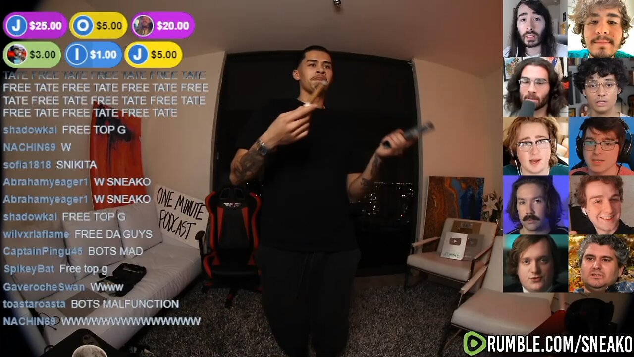 🔥🔥🔥SNEAKO DANCES FOR THE TATES AND HIS HATERS🔥🔥🔥