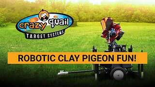 Robotic Clay Pigeon Thrower | Crazy Quail