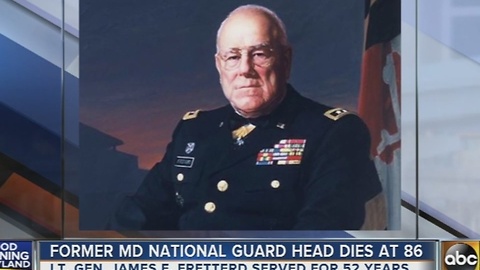 Former Md. National Guard head dies at 86