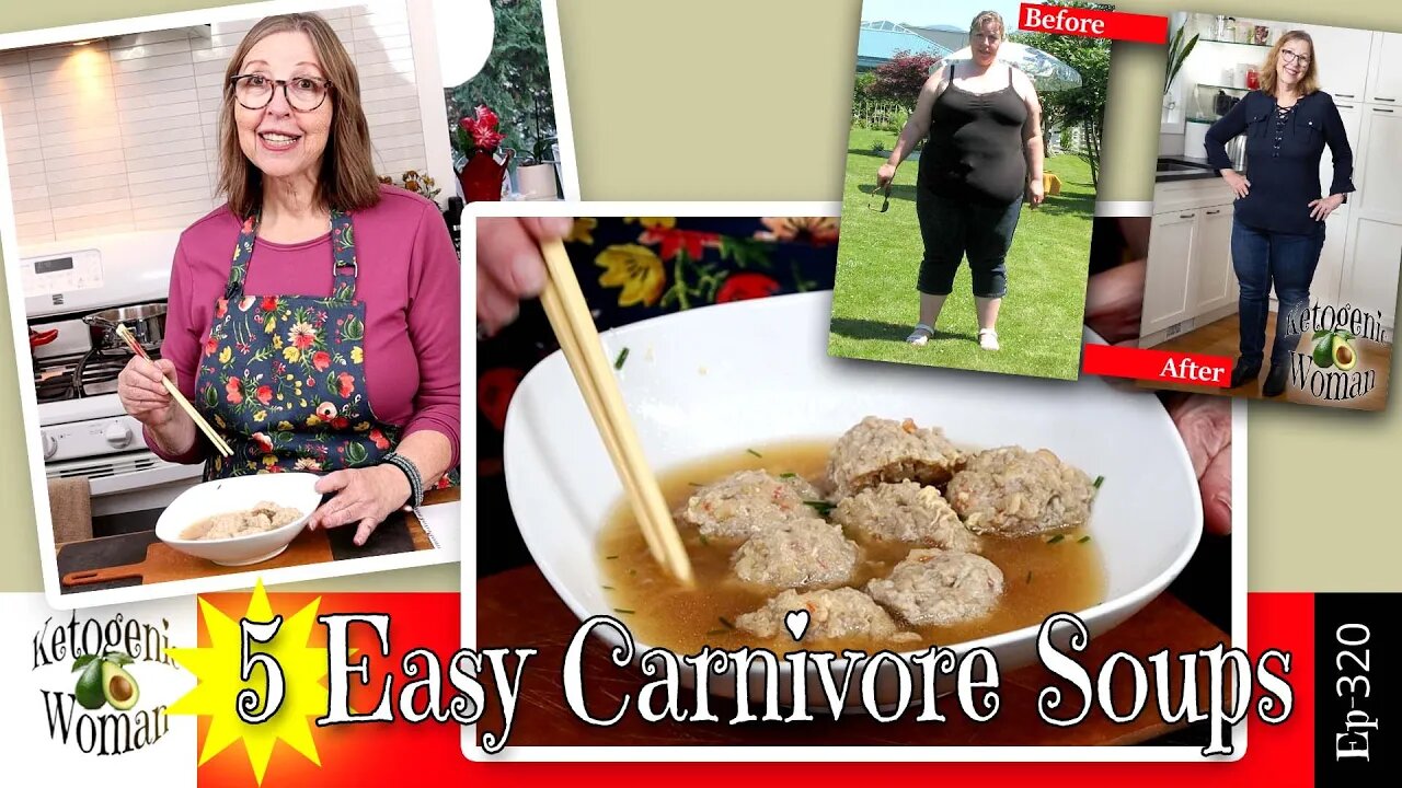 5 Carnivore Soups for Weight Loss | Easy Carnivore Diet Soup Recipes for Winter! Dairy Free