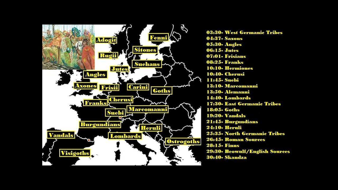 The Different Germanic Tribes