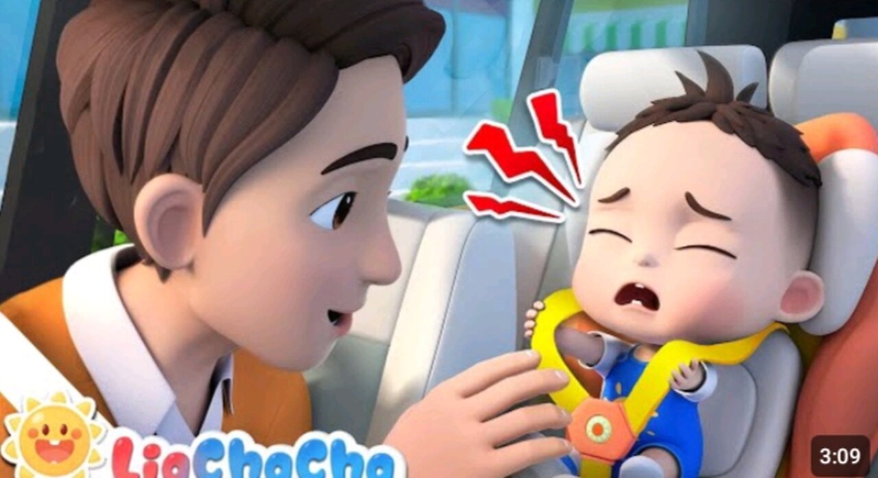 Car Seat Song | Child Safety Seat Song | LiaChaCha Nursery Rhymes & Baby Songs