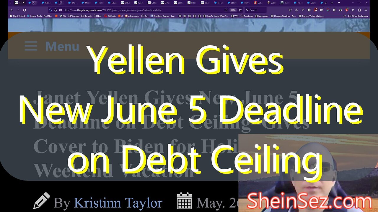 Yellen Gives New June 5 Deadline on US Debt Ceiling & more 181