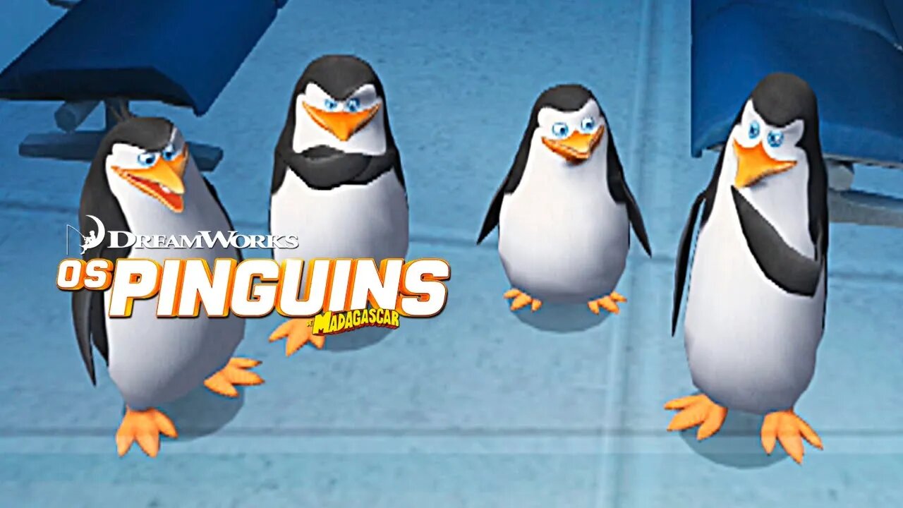 OS PINGUINS DE MADAGASCAR #9 - Viagem ao aeroporto de Nova York! (Legendado em PT-BR)